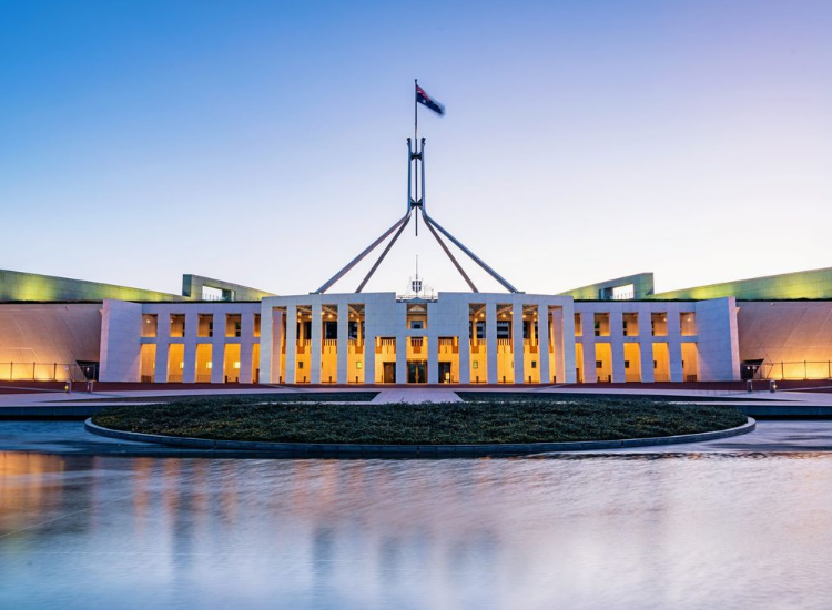 Tòa nhà Quốc hội Úc tại Canberra – biểu tượng chính trị của nước Úc
